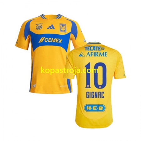 Billiga Fotbollströjor Tigres UANL Gignac 10 Hemma tröja 2024/25 Kortärmad